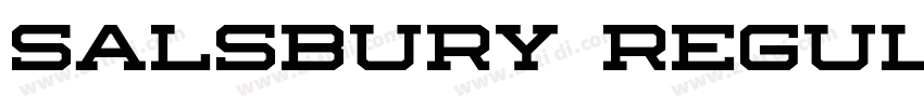 Salsbury Regular字体转换 Salsbury Regular字体转换